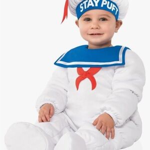 Stay Puft Marshmallow Baby Costume (3-6 Months) Ghost Buster , Halloween